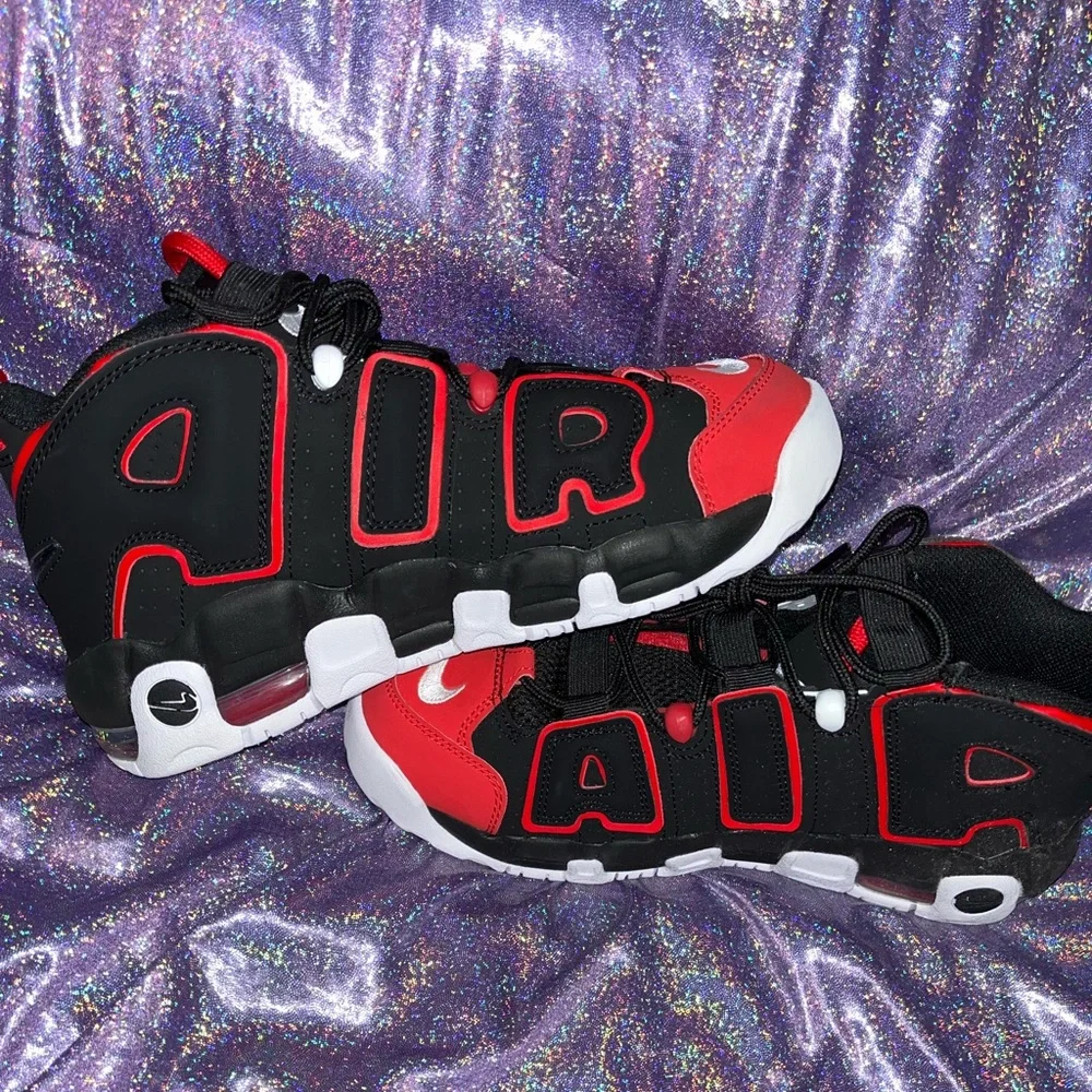 Nike Air More Uptempo 96 GS PIPPEN Red Toe black